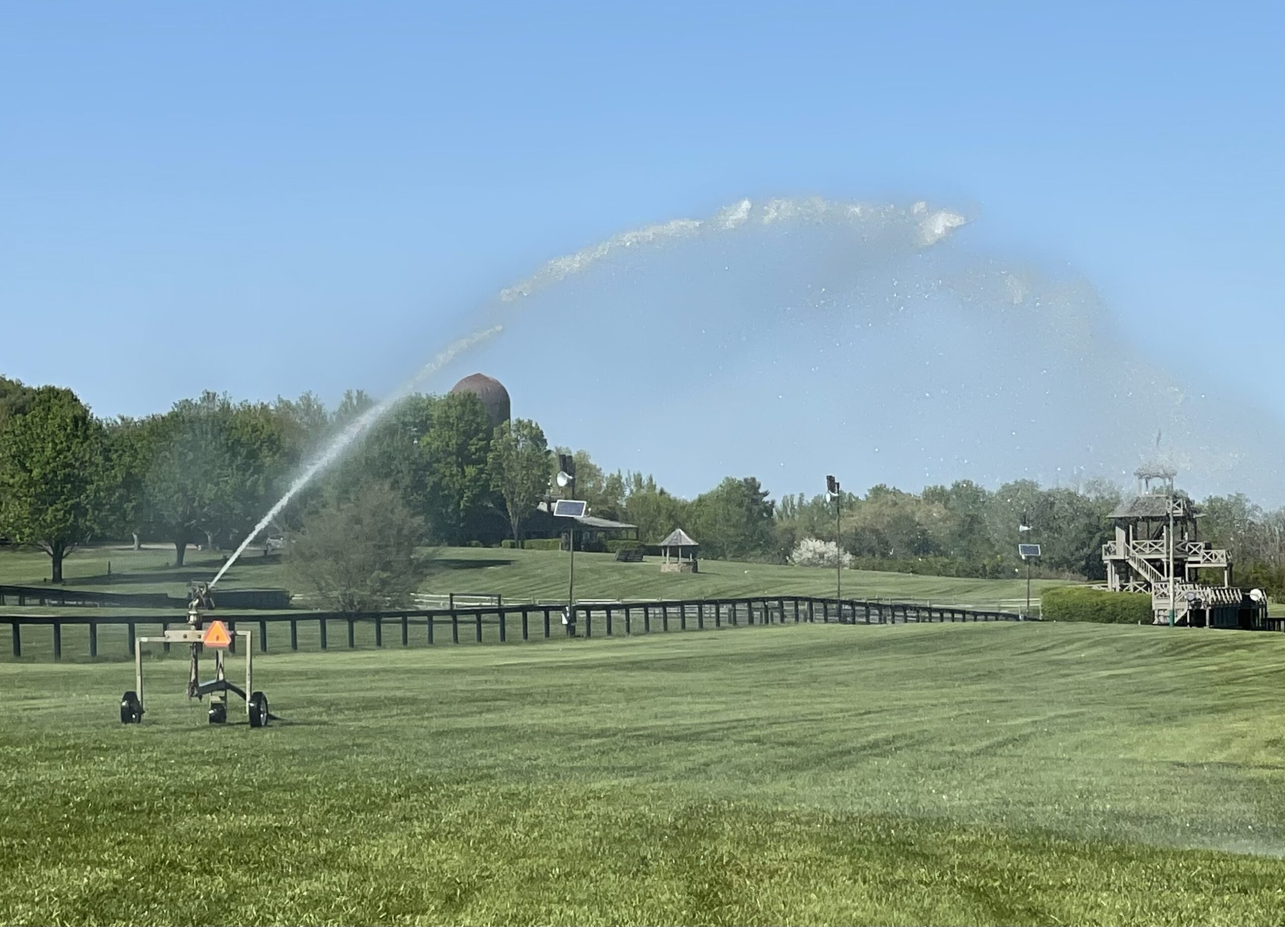 Great Meadow installs new irrigation system